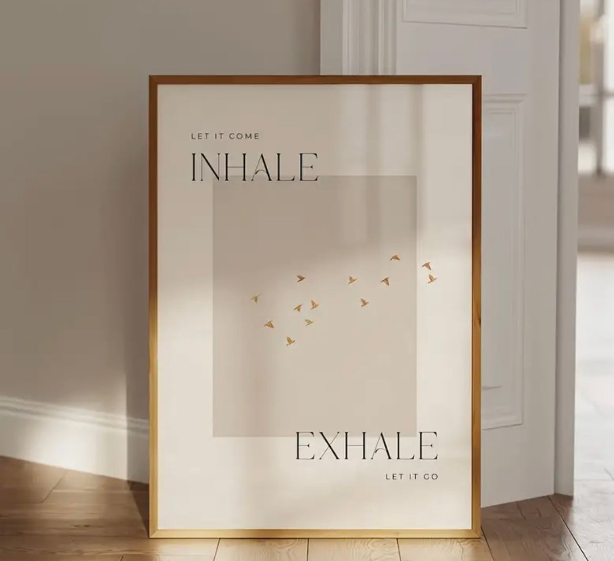 Wandbild 'INHALE'