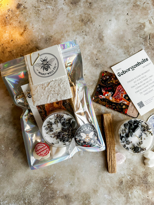 Goddess Ritual Kit Geborgenheit Erdung | Hämatit, Lavendel und innere Stabilität