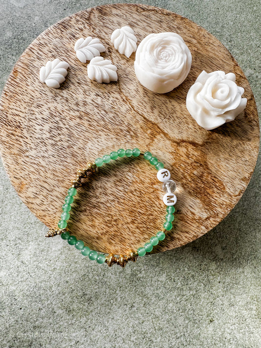 Aventurin Armband personalisierbar