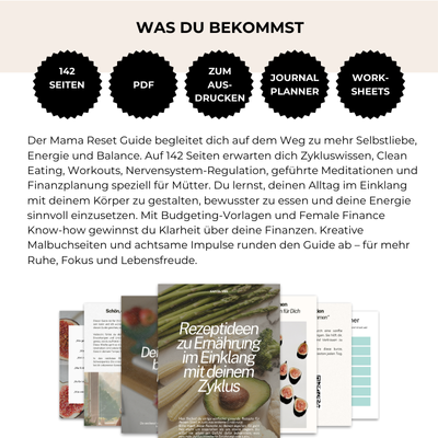 Mama Reset Guide – 4-Wochen Selbstfürsorge Programm für Mütter | Wildly Well