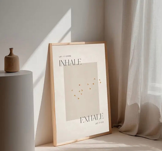 Wandbild 'INHALE'