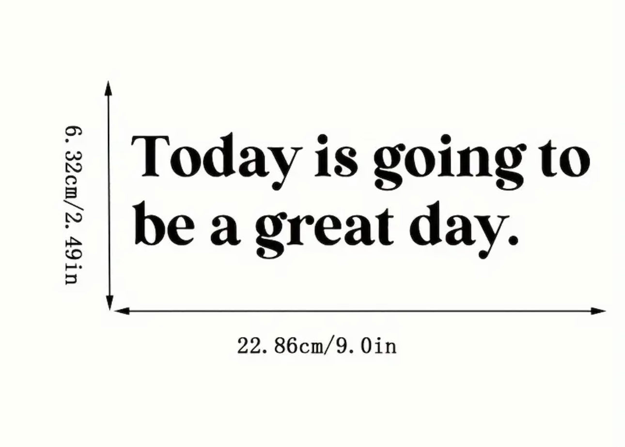 Today - Affirmations Sticker