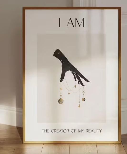 Wandbild 'I AM'